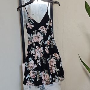 Floral Spaghetti Strap Dress